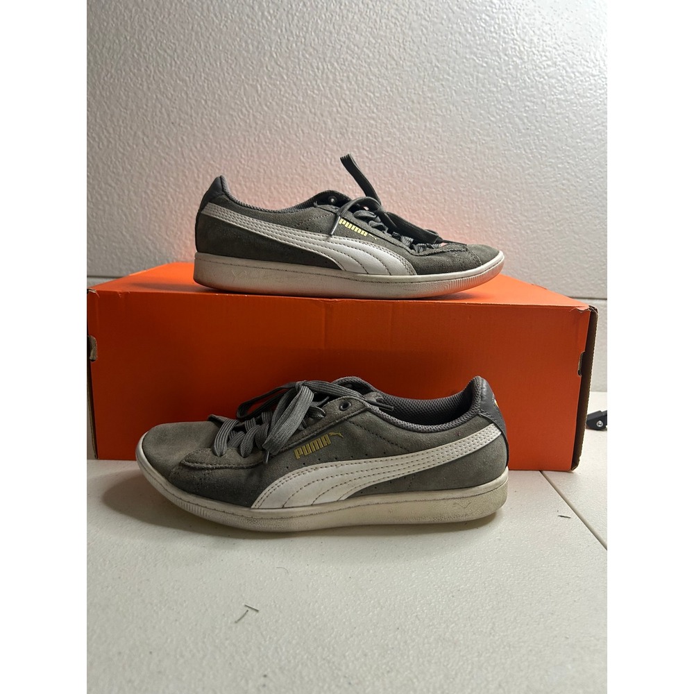 Puma Suede Sneakers Grey Women Size 7 #2881